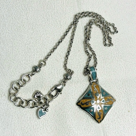 Brighton Jewelry - Brighton Love Will Lead The Way Pendant Necklace Silver Plated 17"